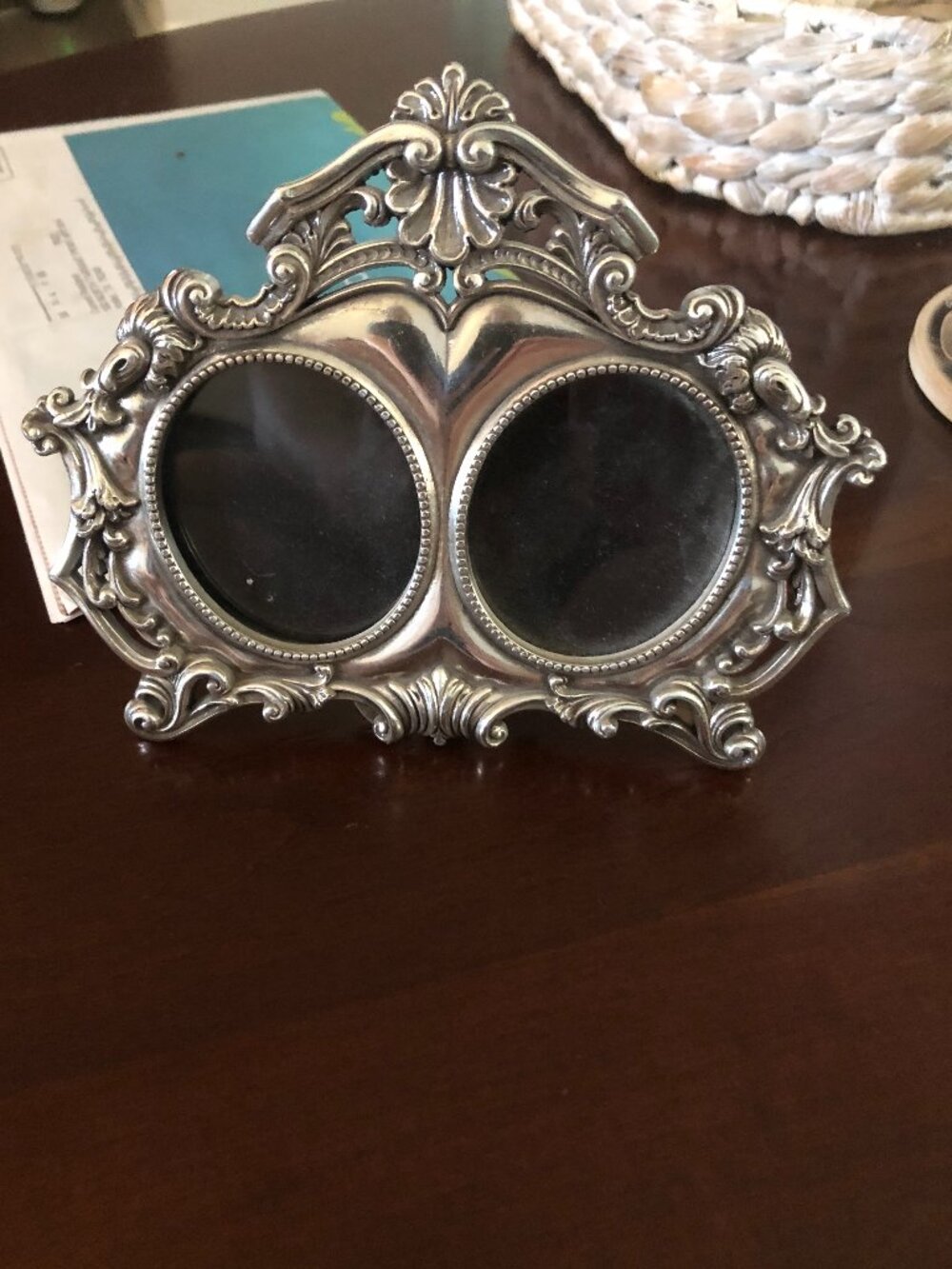 Vintage Brighton Silver Plated Double Frame